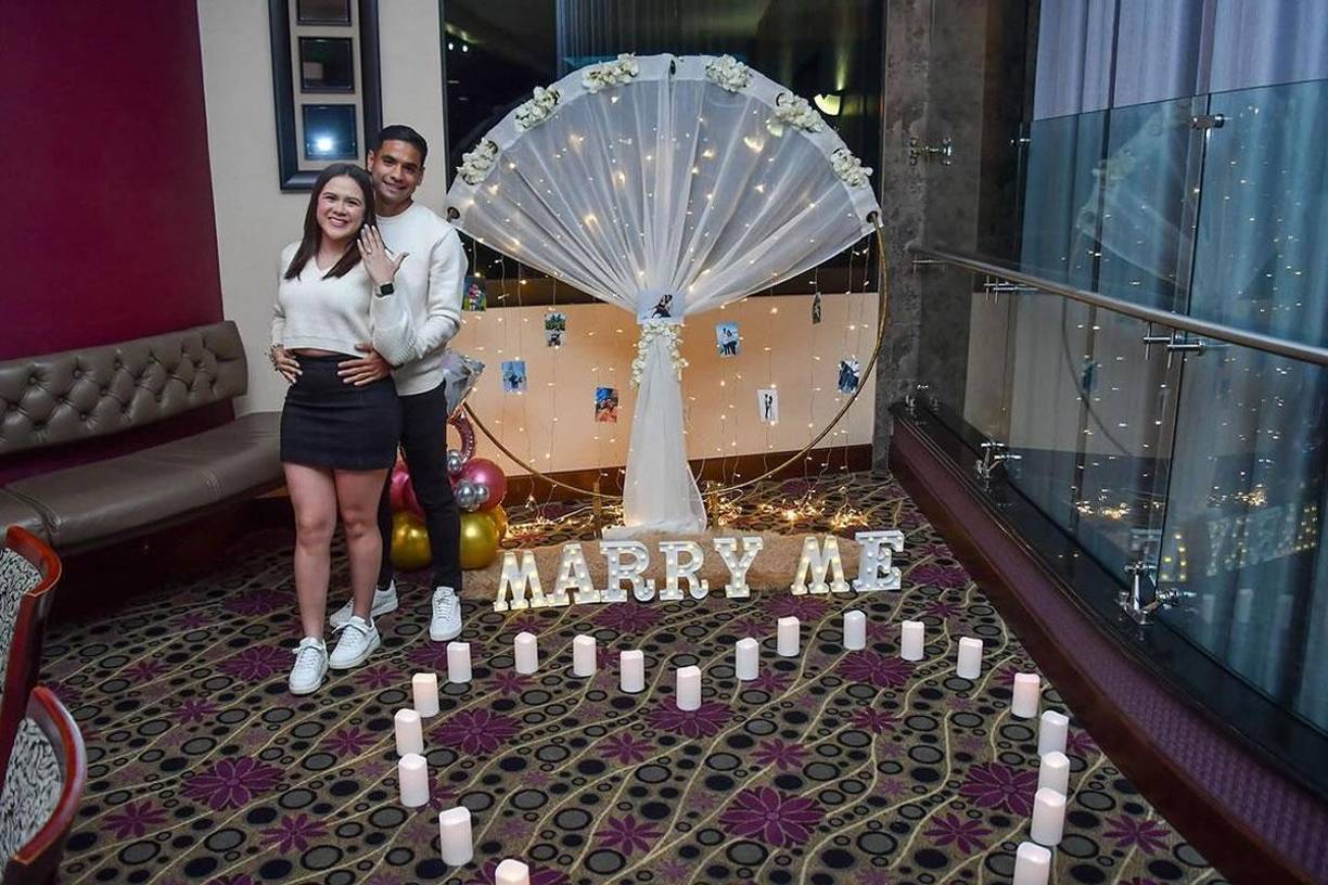 El centrocampista le pidió matrimonio a pareja en diciembre del año pasado, un día después de ganar la Copa 37 con el Olimpia.