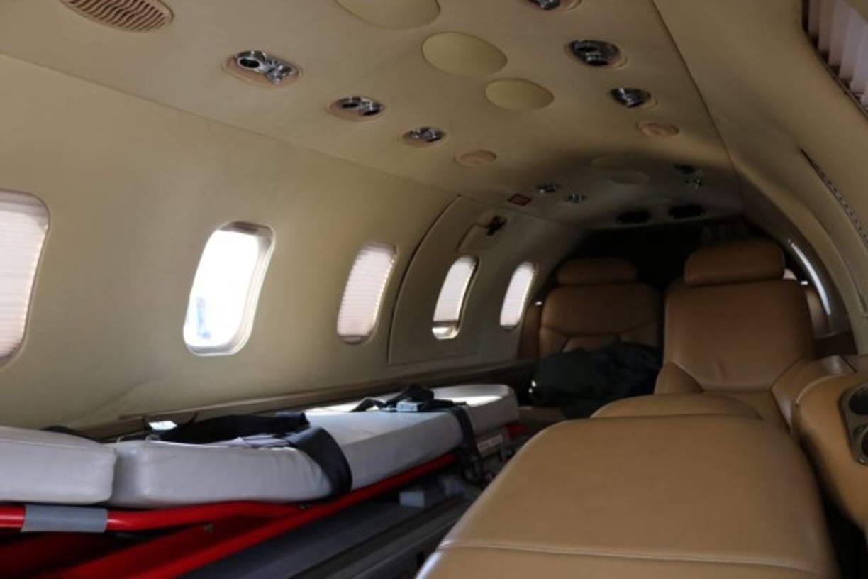 Los rescatistas fueron llevados desde el Hospital Escuela Universitario (HEU) a la base de la Fuerza A﻿é﻿rea Hondureña, Hernán Acosta Mejía.