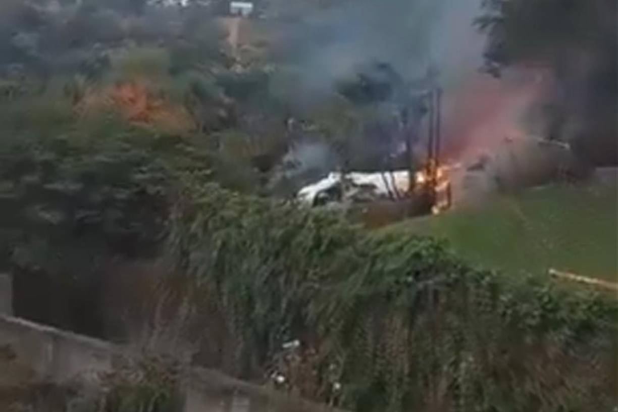 Cicari no sufrió heridas, pero debió abandonar su casa que fue invadida por el humo.