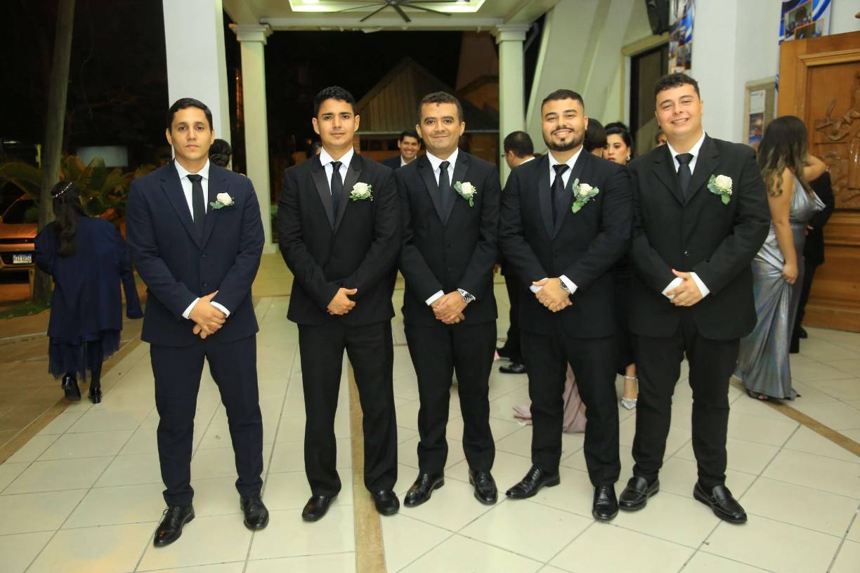 César Mendieta, Pablo Vivas, José López, Tarek Bandy y Kevin Bandy