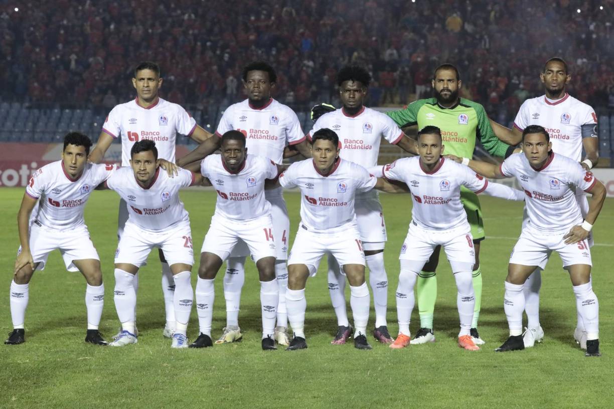 Así salió el Olimpia para el partido contra el Municipal de Guatemala.