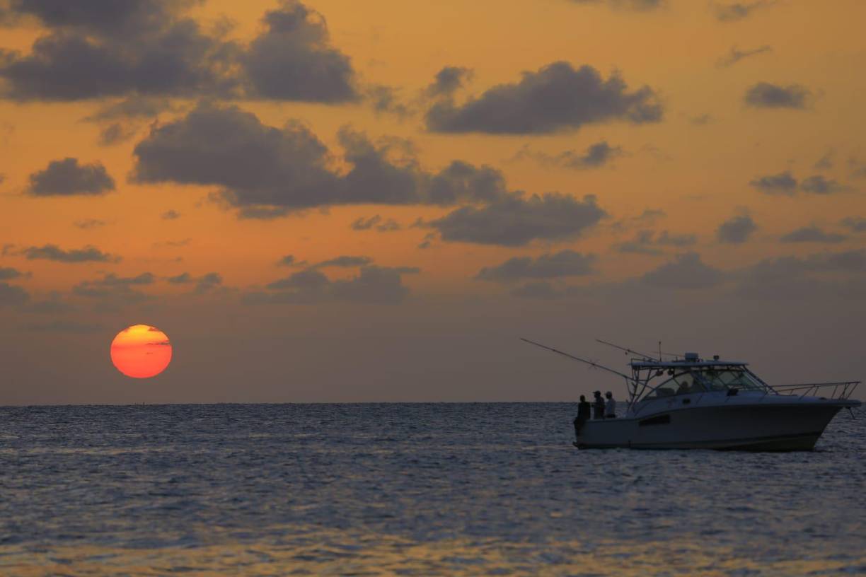 Un bello atardecer en Cienaguita captado por LA PRENSA.