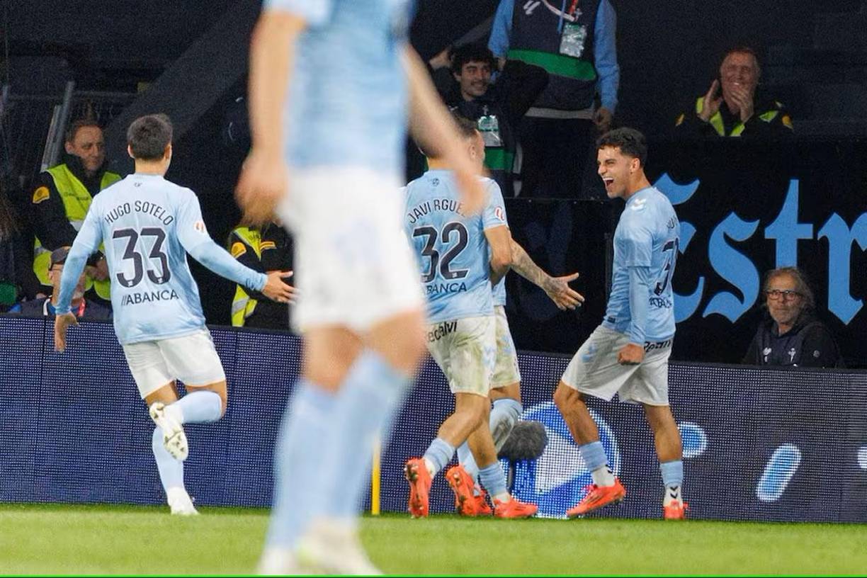 La locura se desató en Balaídos con el gol de Hugo Álvarez para el empate 2-2 contra el Barcelona.