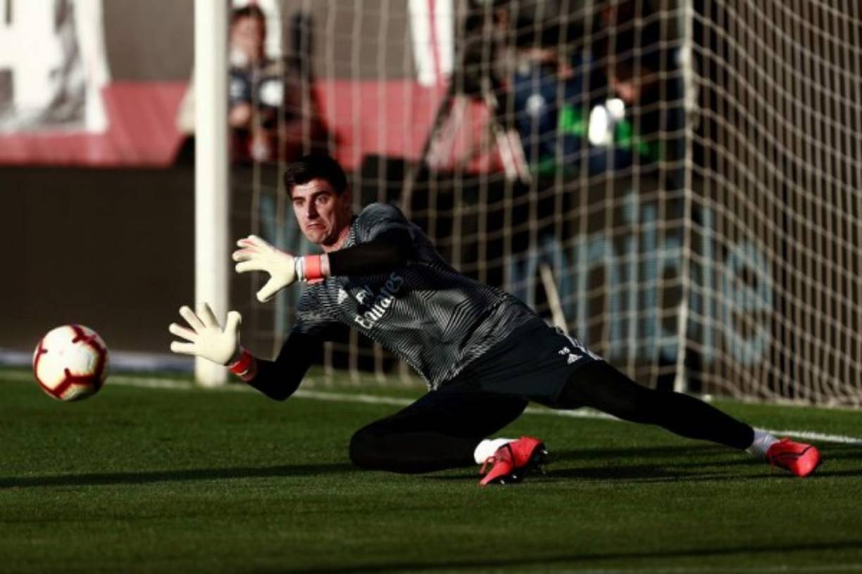 Thibaut Courtois tuvo la confianza de Zidane y fue titular en el duelo Rayo Vallecano vs Real Madrid.