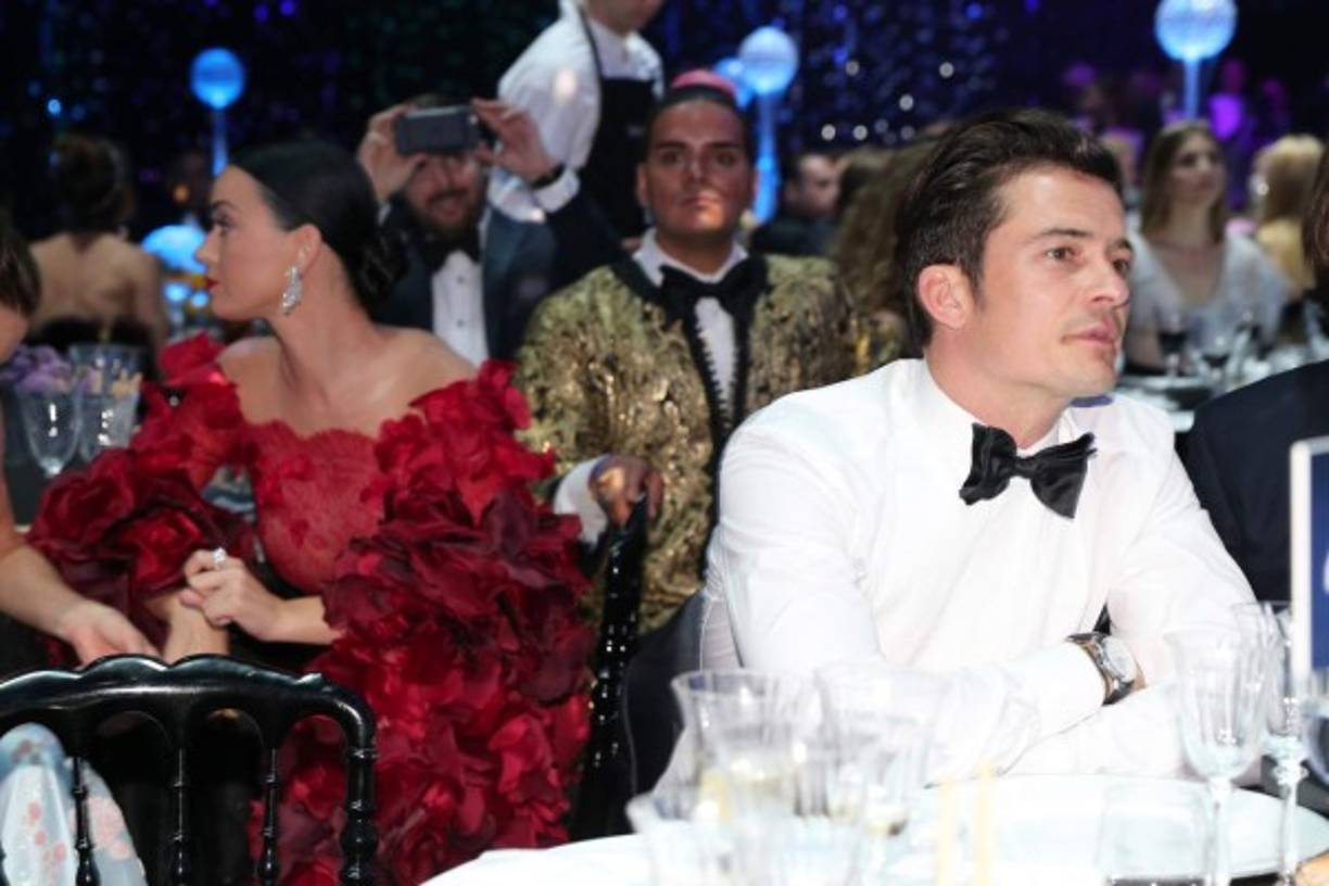 Aunque llegaron cada uno por su lado, Katy Perry apenas le habló a su novio, Orlando Bloom.