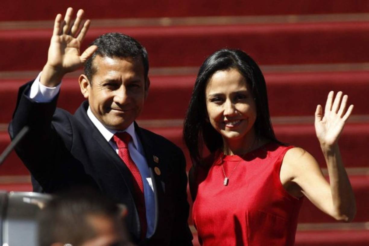 Nadine Heredia, esposa del presidente Ollanta Humala de Perú.
