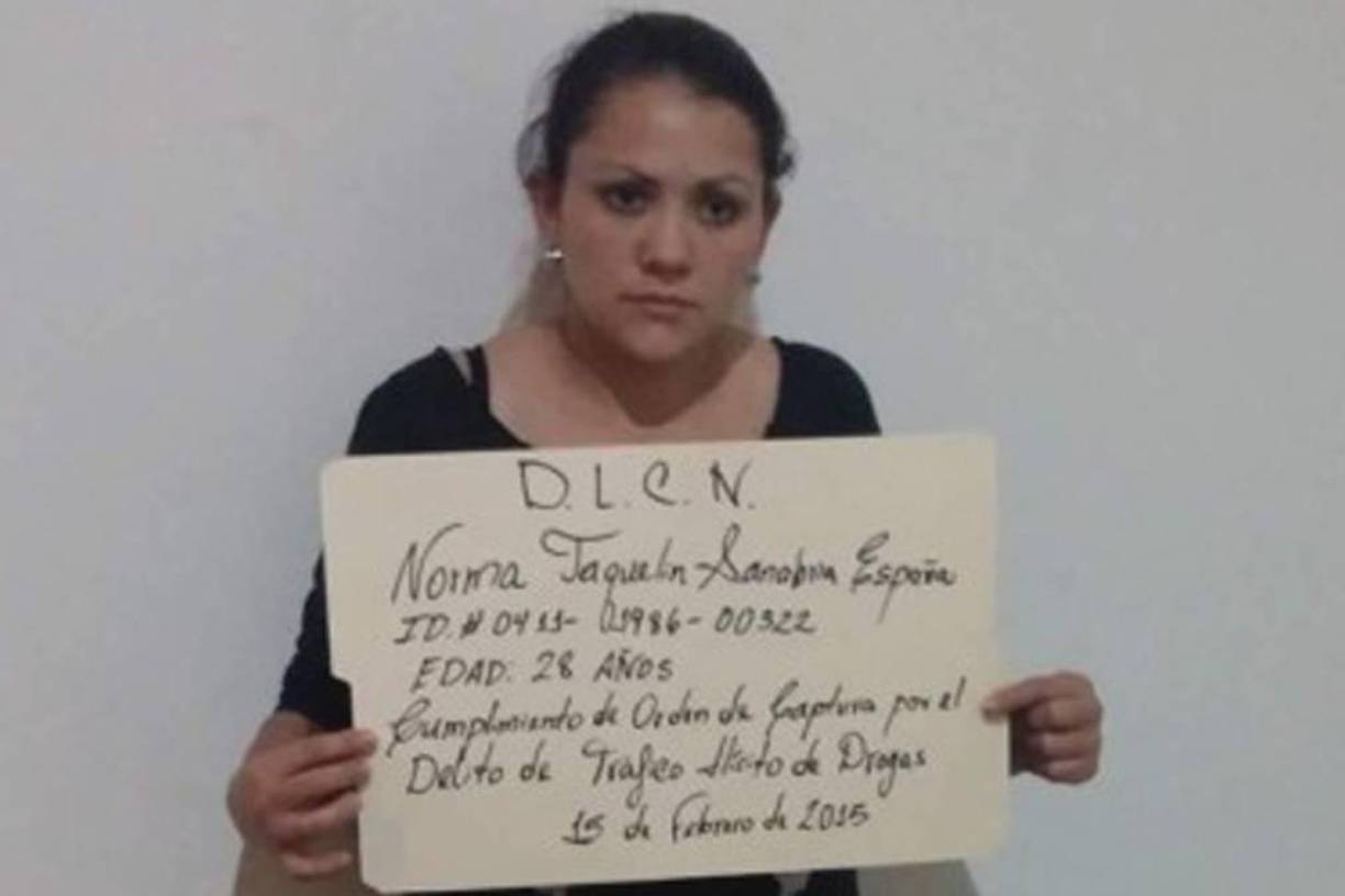 Norma Jacqueline Sanabria España vinculada a la estructura de los hermanos Valle en la aldea El Espirítu, municipio de Florida en Copán, había sido capturada en 2015 por asociacion ilícita, tráfico ilícito de armas y lavado de activos.