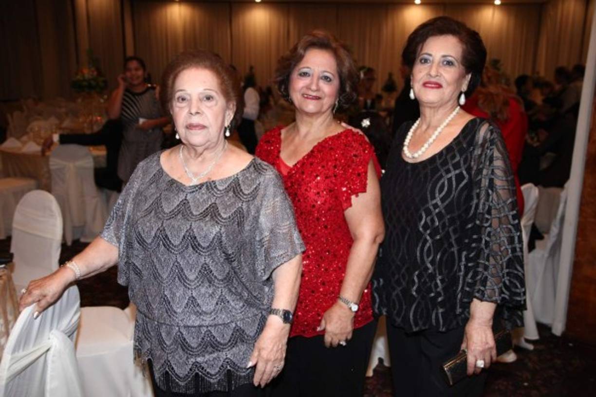 Graciela Canahuati, Mary Handal y Gladys Teruel.