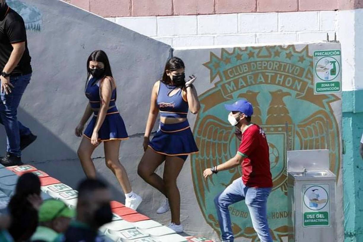 Las bellezas que robaron miradas en el estadio Yankel Rosenthal.