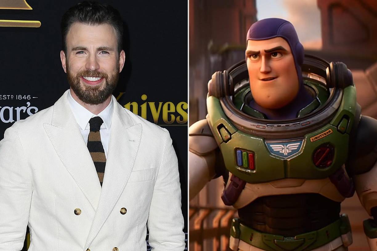 <b>El actor Chris Evans le presta su voz a Buzz.</b> El actor Chris Evans, famoso por ser el Capitán América en las películas de Marvel, es el que le presta su voz al personaje principal. Aunque Buzz ya tenía una voz característica en Toy Story dada por Tim Allen, se decidió cambiarla por la de Chris, ya que “en Toy Story el personaje era un poco torpe y chistoso. En esta versión, Buzz es un héroe de acción. Tiene ambiciones serias y puede ser divertido. Chris Evans tiene la calidad de estrella que necesitamos para separarla de la otra versión”, comentó el director.
