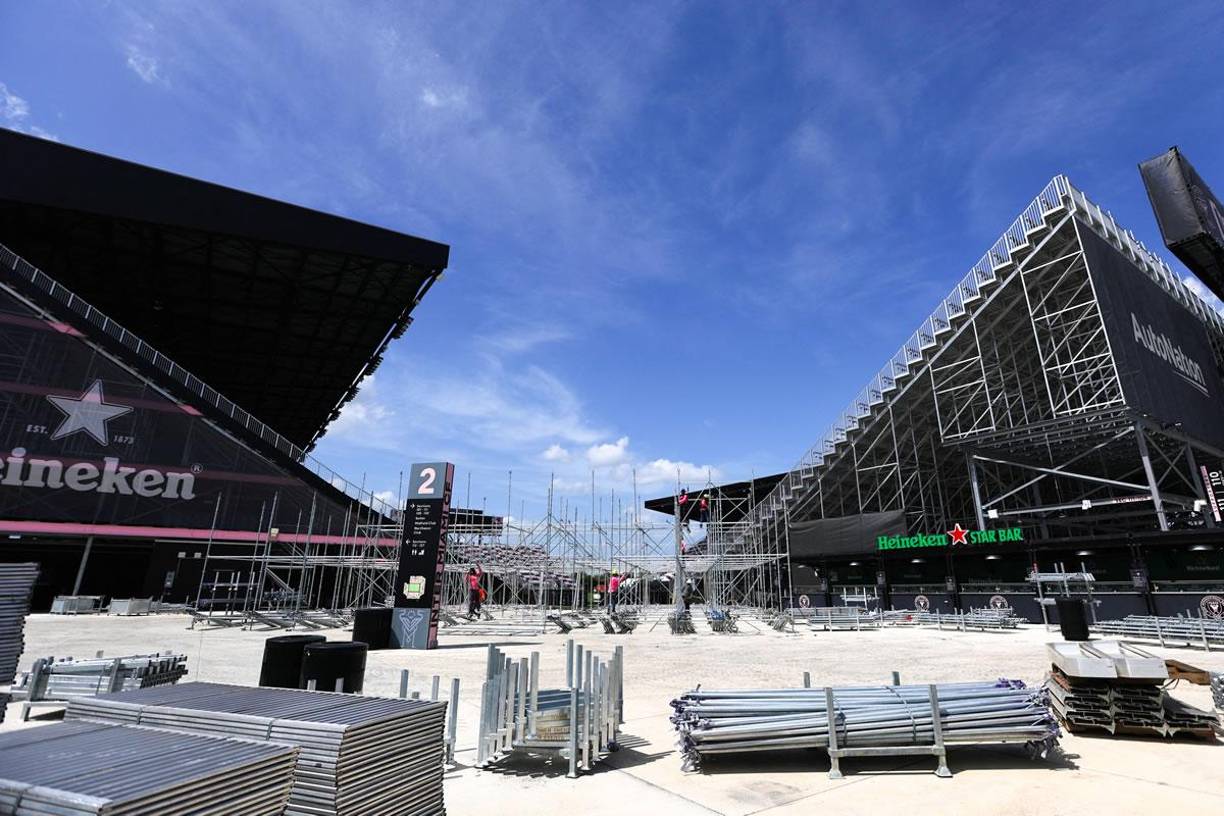 En el DRV PNK Stadium ya trabajan para ampliar con más asientos el estadio.
