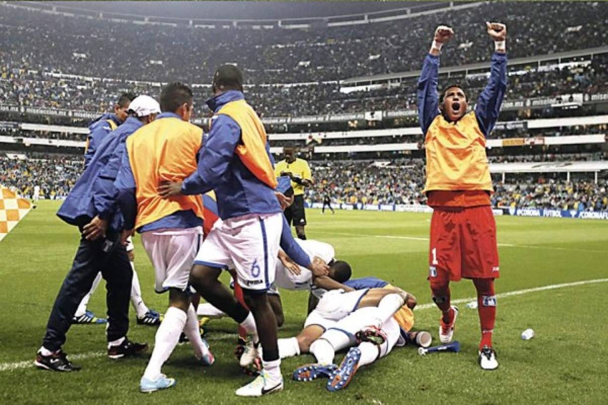 ¡Aztecazo! Que Honduras lograra una histórica victoria en el estadio Azteca.