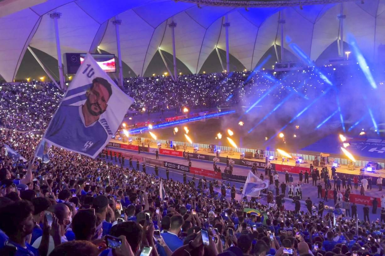 Estas son algunas de las postales que dejó la gran presentación de Neymar con el Al Hilal. 