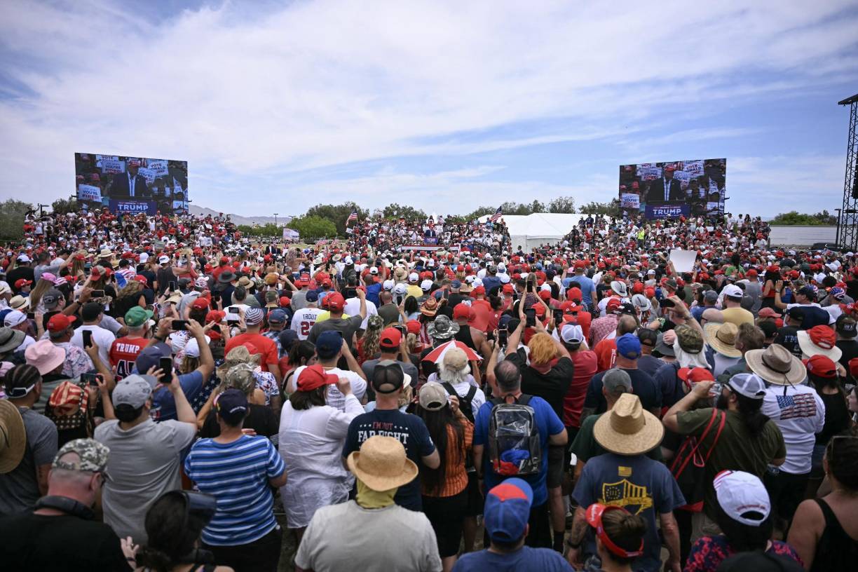 El evento es un termómetro del impacto que puede tener en la campaña el resultado del juicio que el expresidente enfrentó el mes pasado en Nueva York, donde un jurado lo declaró culpable de falsificar registros comerciales para evitar un escándalo sexual en la recta final de la campaña de 2016 que lo llevó a la Casa Blanca.