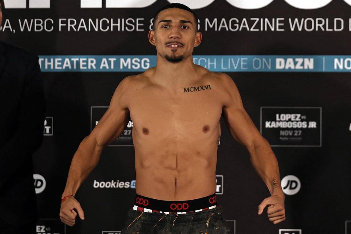 López, nacido en Brooklyn, pero de sangre hondureña, ha prometido que la pelea contra Kambosos durará poco.