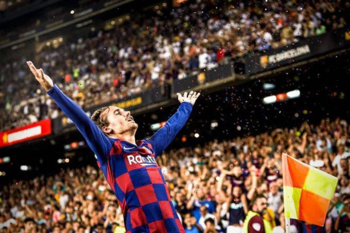 Griezmann festejó su segundo gol al estilo del basquetbolista estadounidense LeBron James. El francés celebró efusivamente el tanto y se dirigió al córner, donde un empelado del club le dio purpurina para que la lanzara al cielo del Camp Nou.