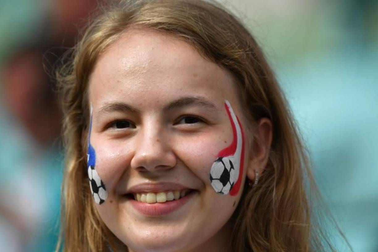 El estadio Fisht de Sochi albergó muchas bellezas en el Australia-Perú. Foto AFP