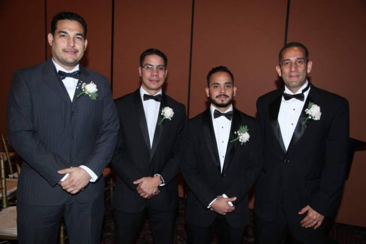 Mauricio Garcés, César Garrigó, Nelson Anariva y Fernando Aguilar.