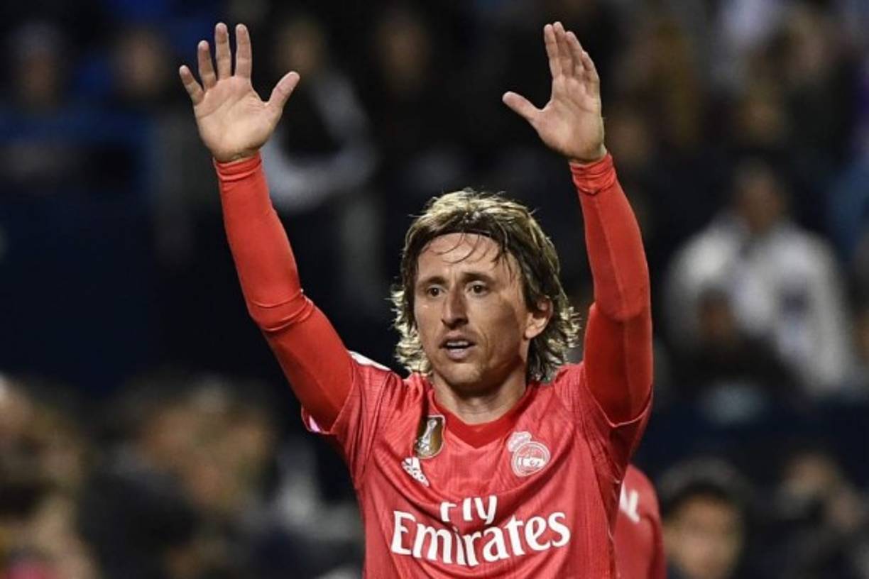 El croata Luka Modric es otro de los señalados por su bajo rendimiento. Ante Leganés poco o nada aportó.