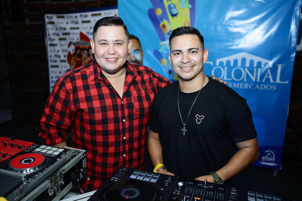 Dj David Galindo y Osman Hernández fueron los responsables de la animación del evento