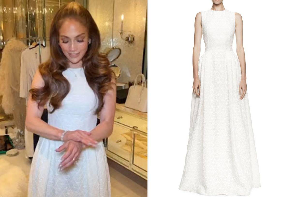 La diva también lució este sencillo, pero muy bonito vestido de Alexander McQueen. 