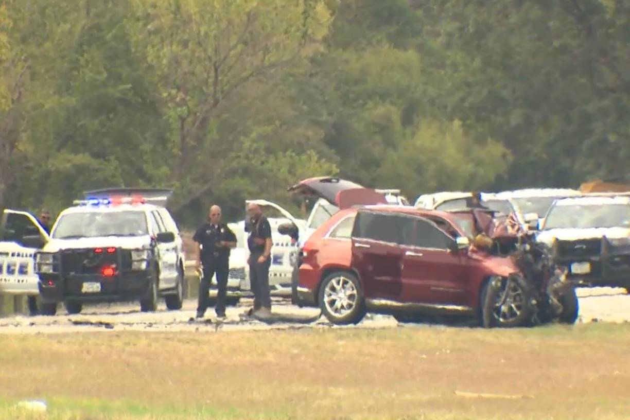 Tres hondureños murieron en un accidente múltiple en la carretera interestatal 45, cerca de Simpson Stuart Road que va de Dallas a Houston, Texas, Estados Unidos.