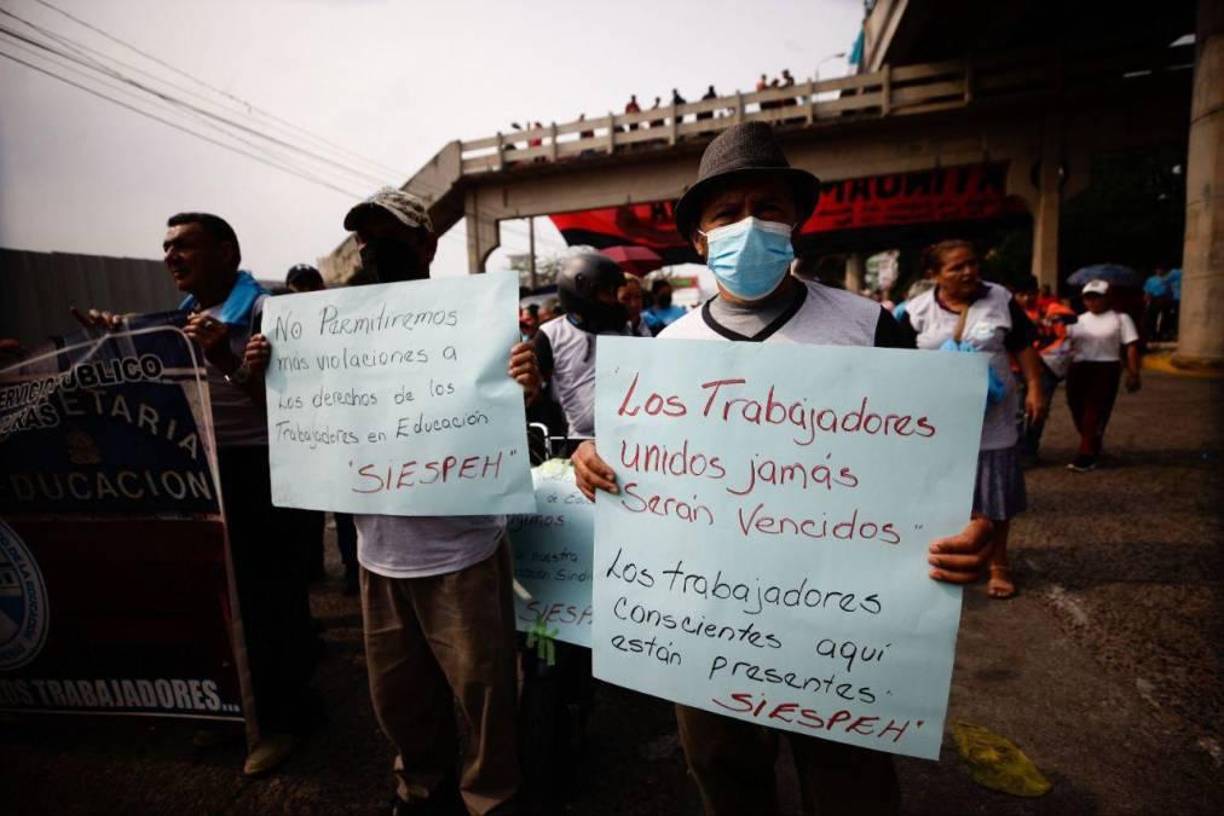 Siespeh exigió respeto a los derechos de los trabajadores de la educación.