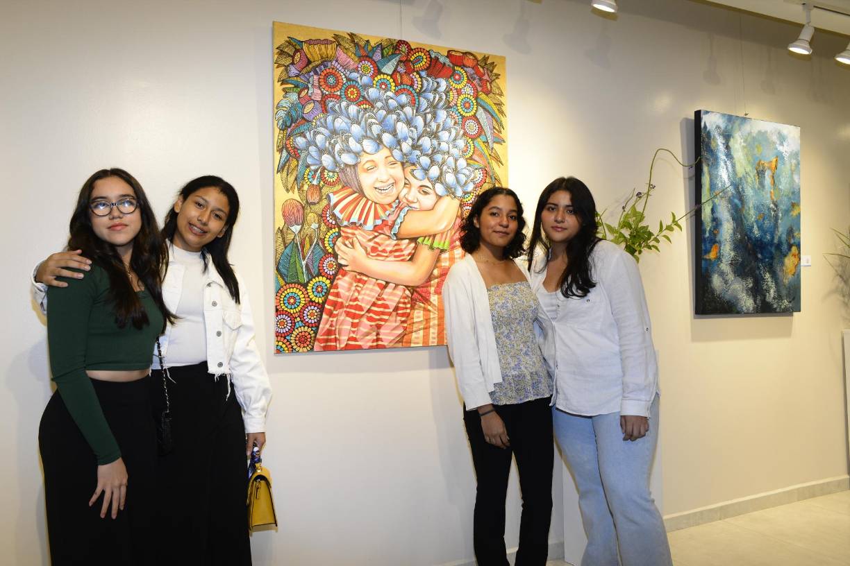 Edith Duarte, Andrea Dubón, Salomé Barrera y Micaela Godoy 