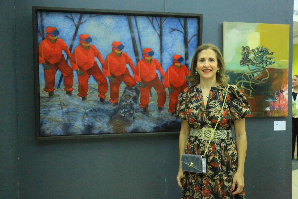 Ana Handal presentó la obra “Después del incendio”.