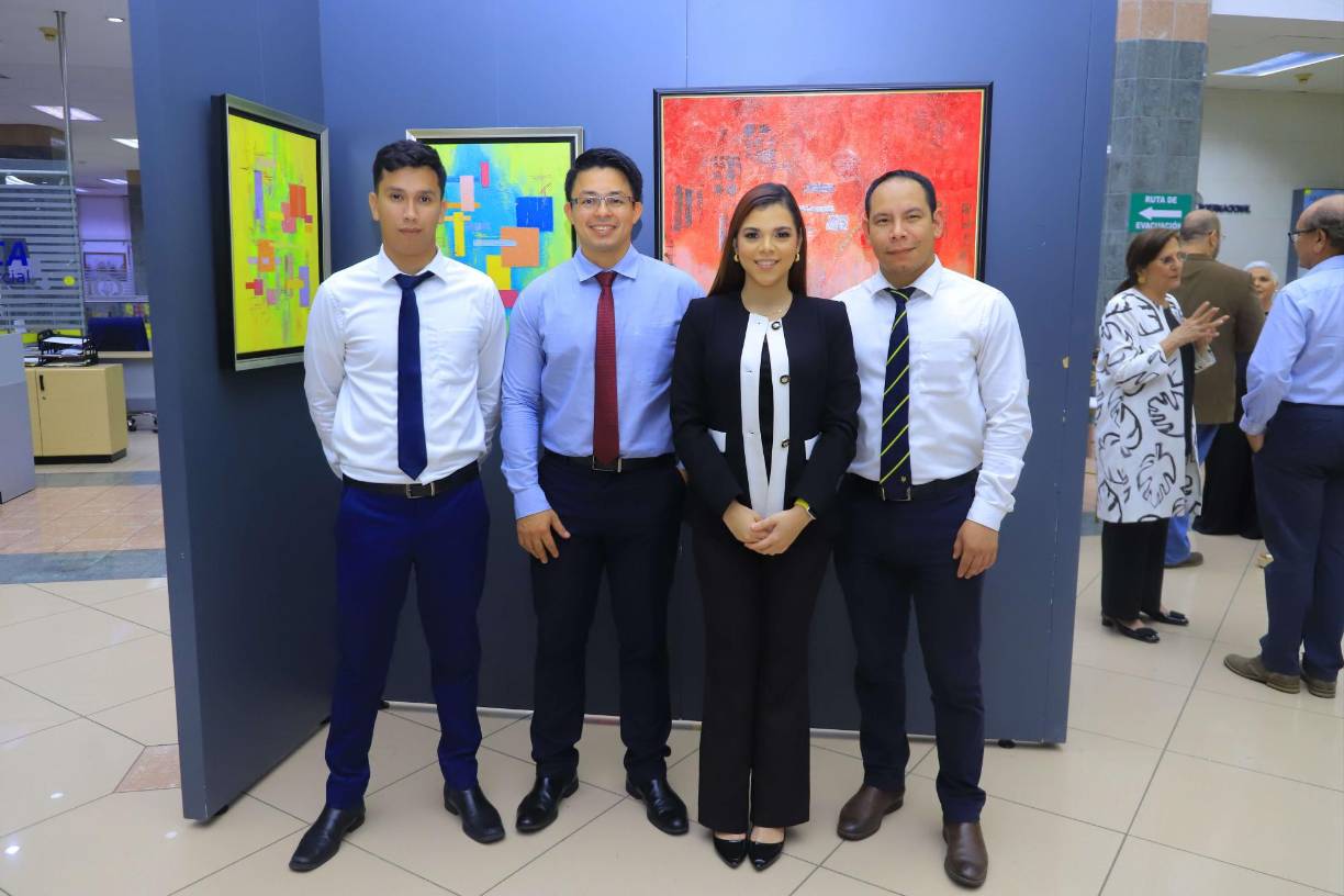 Alejandro Rivera, Amilcar Montes, Génesis Fuentes y Kenneth Vásquez