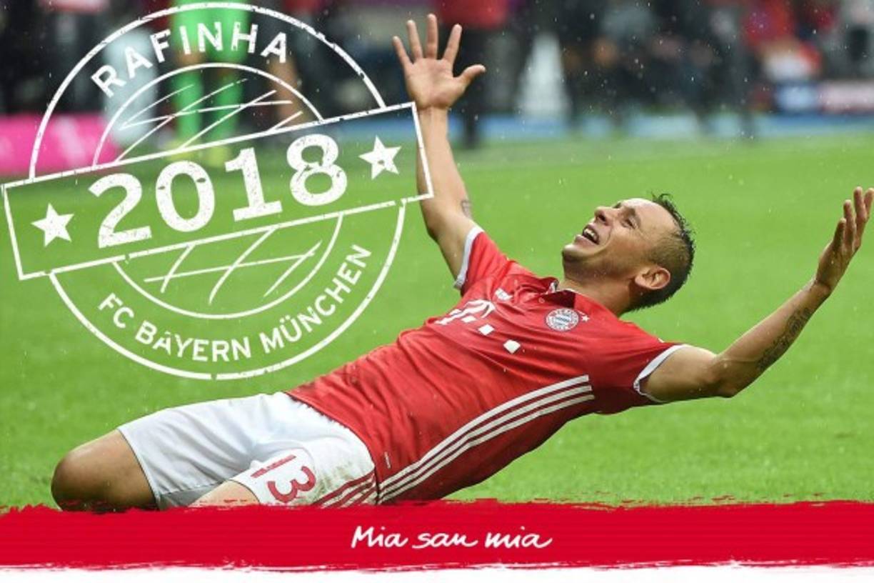 El Bayern Múnich ha comunicado oficialmente la renovación del carrilero brasileño Rafinha, de 31 años, hasta el 2018.