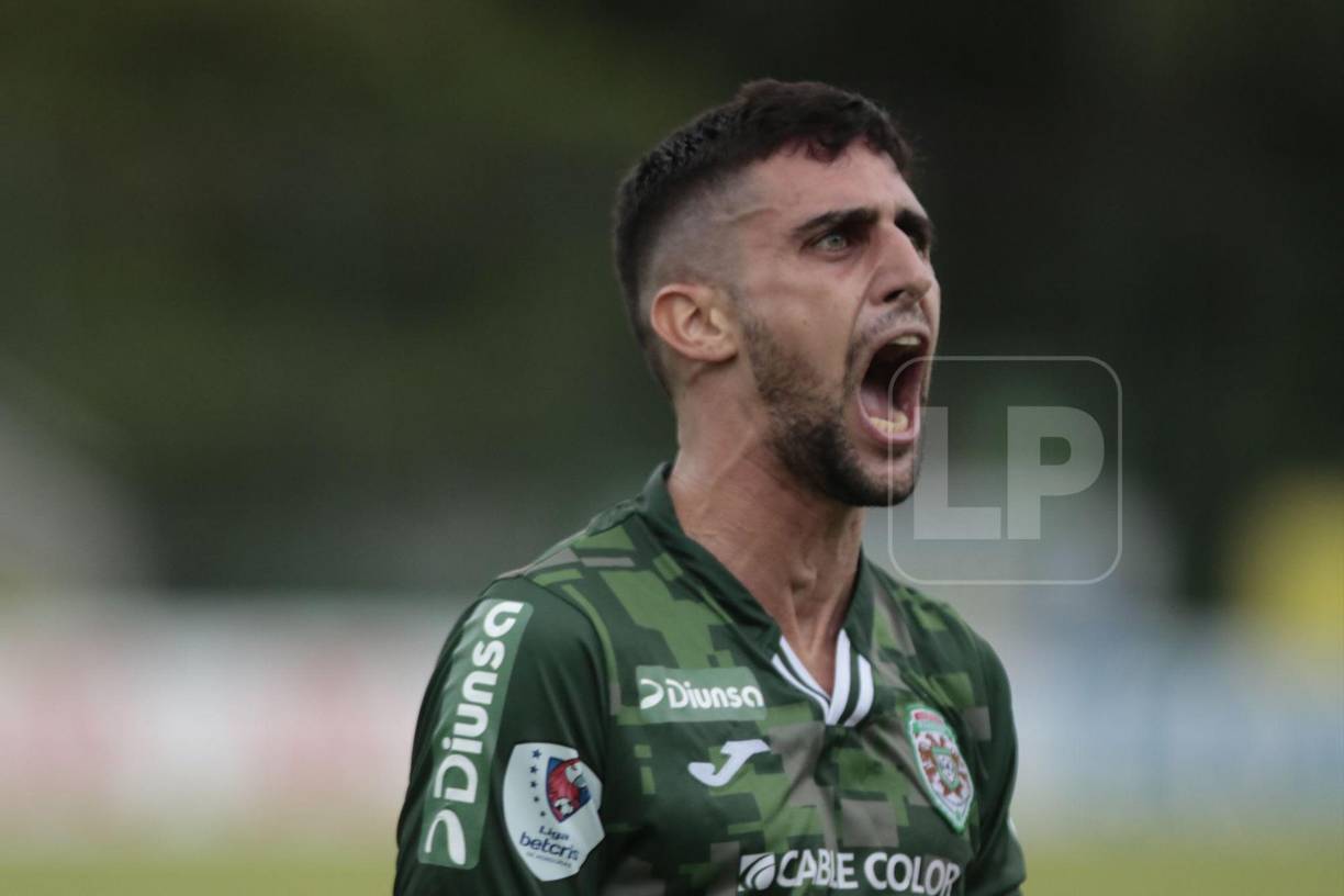 Lucas Campana marcó en el inicio de parte de complemento y así gritó su gol.