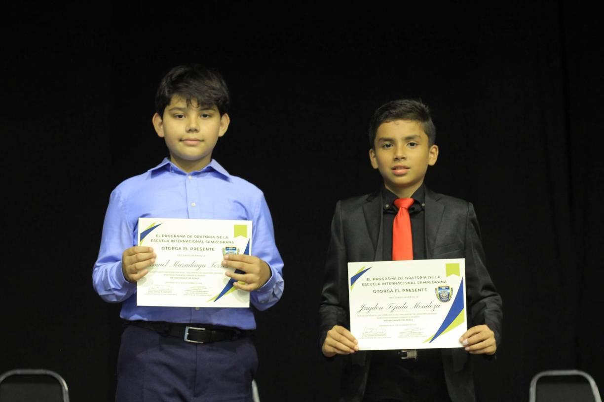 Samuel Maradiaga y Jayden Tejada