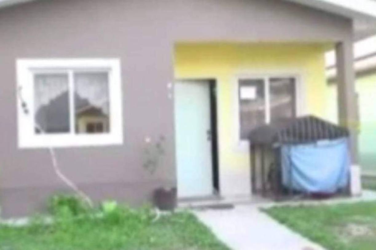 Esta fue la casa donde fue asesinada Iris.