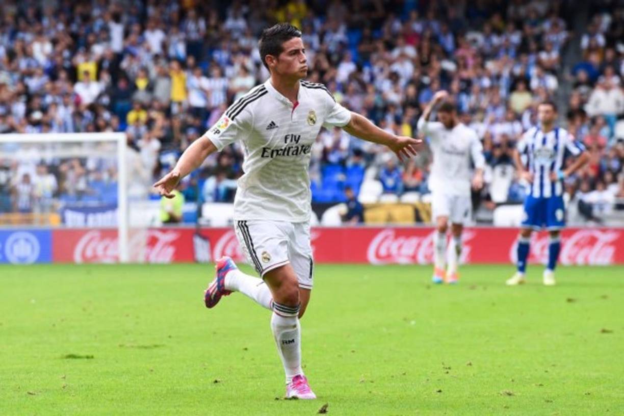 James Rodríguez: el volante colombiano del Real Madrid está valorizado en 60 millones de euros.