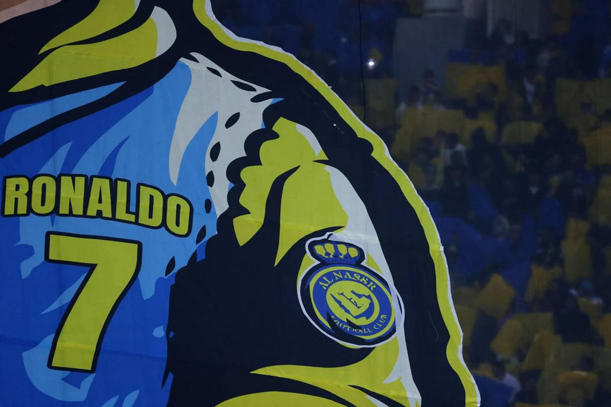 A Cristiano Ronaldo lo recibieron con estas imágenes con su nombre y el número 7.