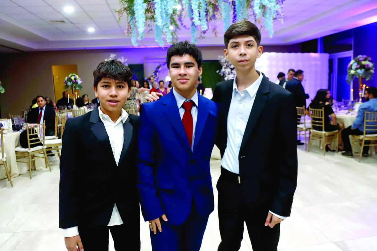 Diego Chacón, James Bardales y Ashbi Zelaya