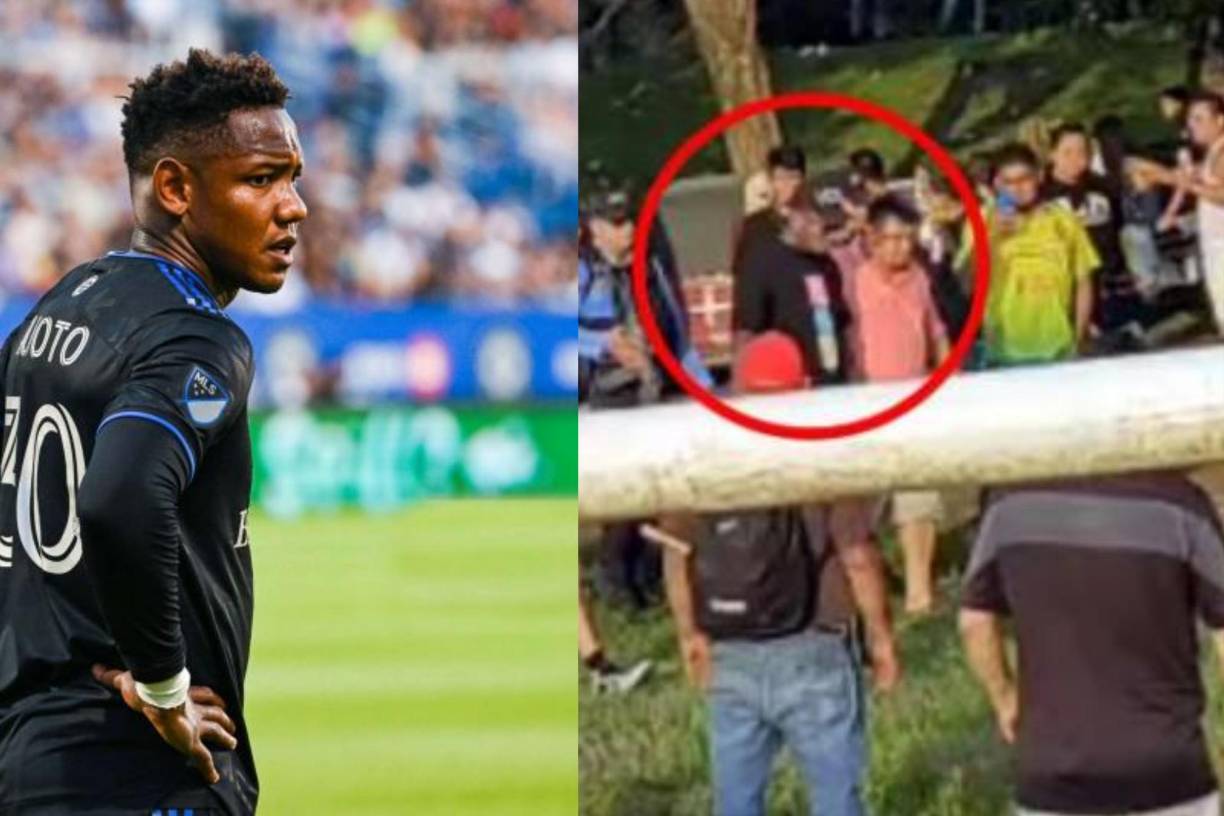 Romell Quioto vivió momentos de tensión la tarde del domingo en Río Lindo, Cortés al extremo que tuvo que salir prácticamente huyendo luego que había decidido disfrutar de un partido de fútbol.