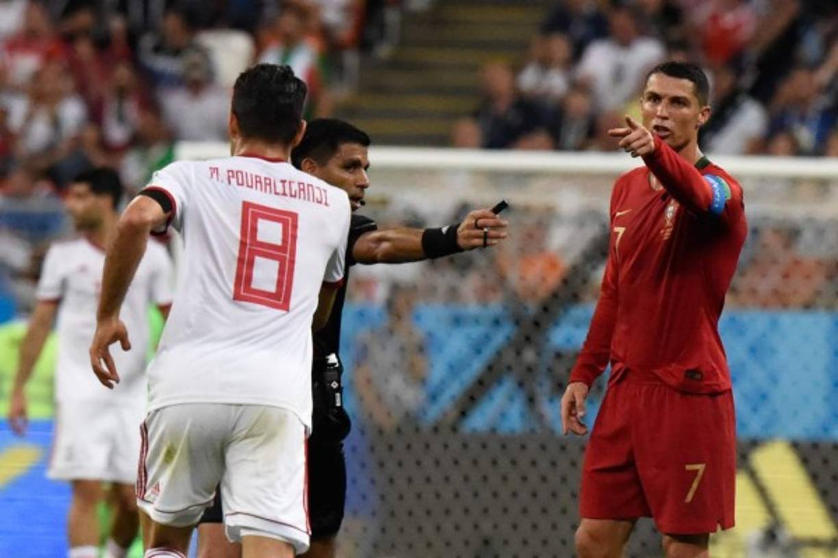 Durante el juego hubo bronca y Cristiano Ronaldo estuvo involucrado.