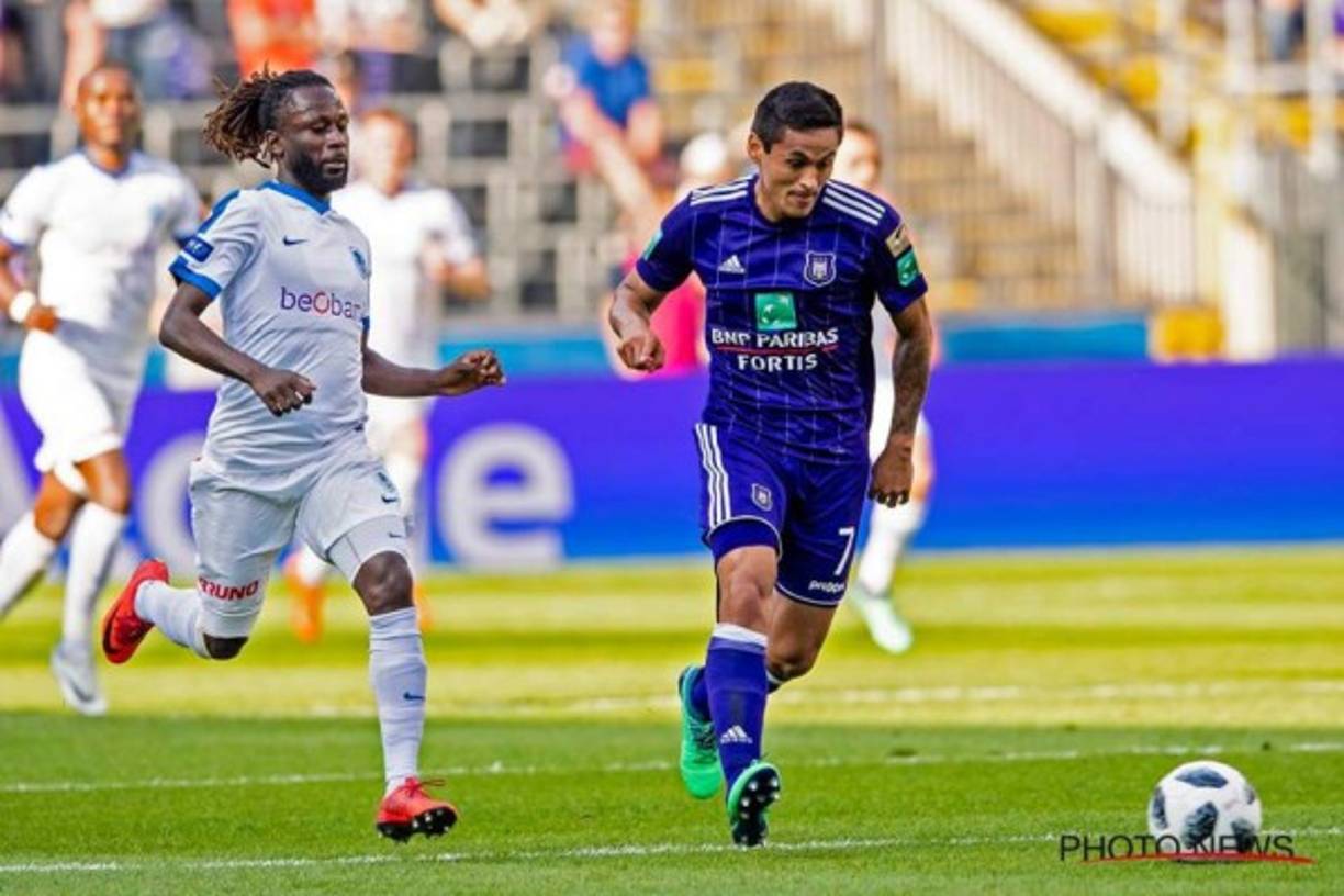 2. Andy Najar (26 años) - El extremo hondureño del Anderlecht de la Primera División de Bélgica tiene un valor de mercado de 2.80 millones de euros.