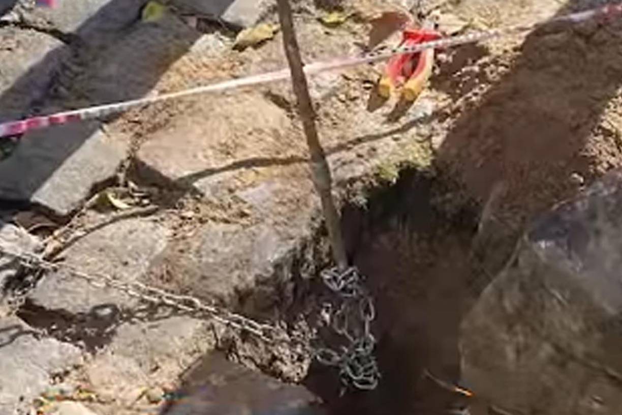 ¡Robo millonario! Primeras imágenes del túnel que iba directo al banco