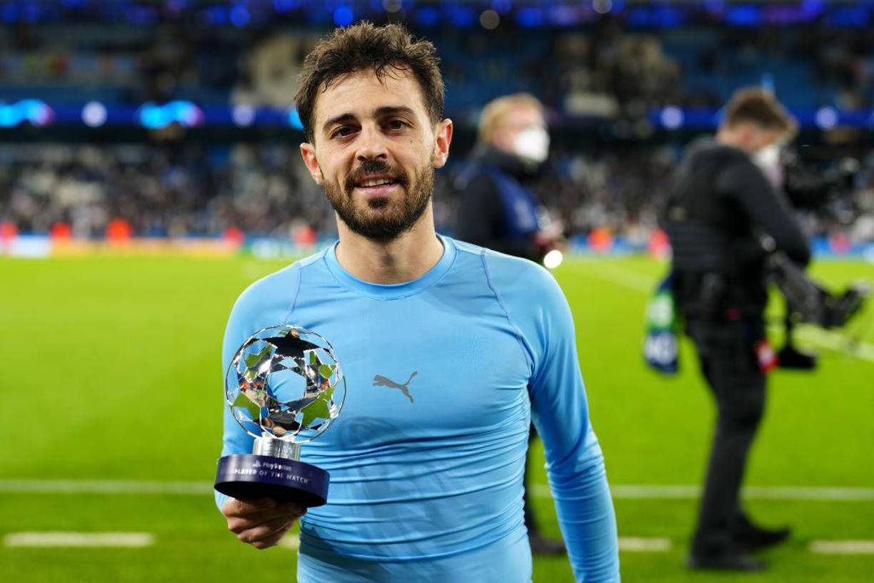 ¿Sorpresa? Bernardo Silva fue elegido como la figura del partido donde Manchester City venció 4-3 al Real Madrid.