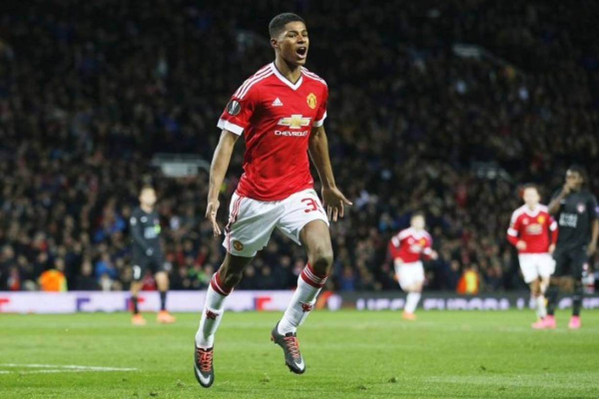 Britain Football Soccer - England v Australia - International Friendly - Stadium of Light, Sunderland - 27/5/16<br/>Marcus Rashford celebrates after scoring the first goal for England<br/>Action Images via Reuters / Ed Sykes<br/>Livepic<br/>EDITORIAL USE ONLY.
