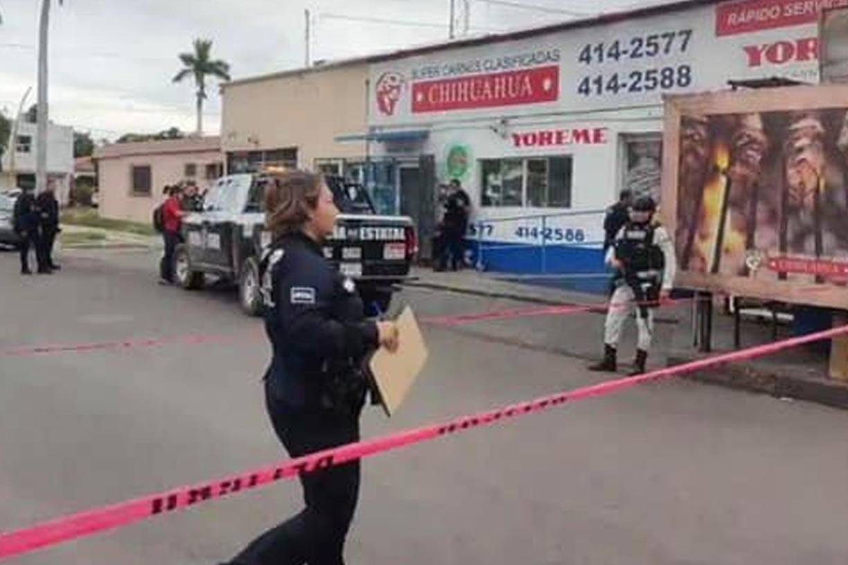 La joven señaló que el agresor era cliente frecuente de la carnicería pero tenía dos semanas acosando a su hermana por lo que ella le pidió respeto para su familiar.