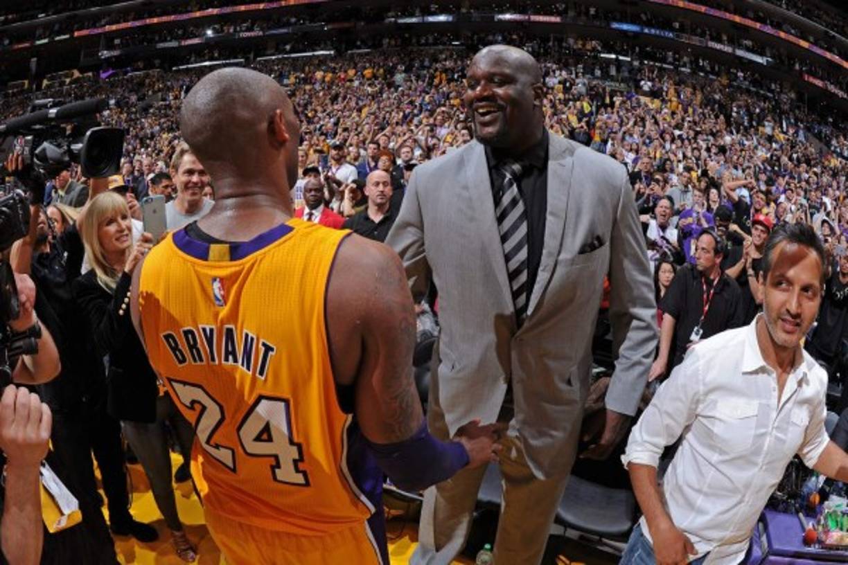 La leyenda de la NBA, Shaquille O'Neal despidió a Kobe Bryant.