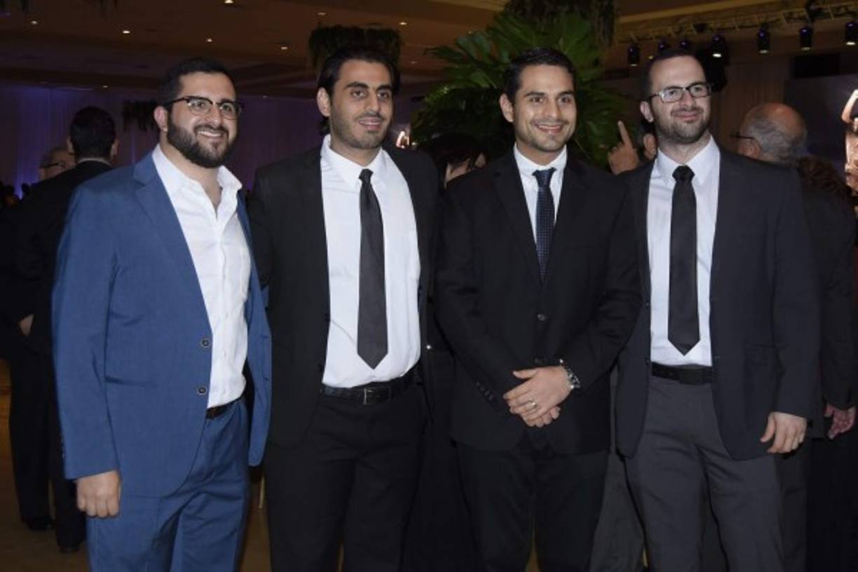 Felipe Faraj, Jesús Siwady, Samer Fattaleh y Alfonso Faraj.