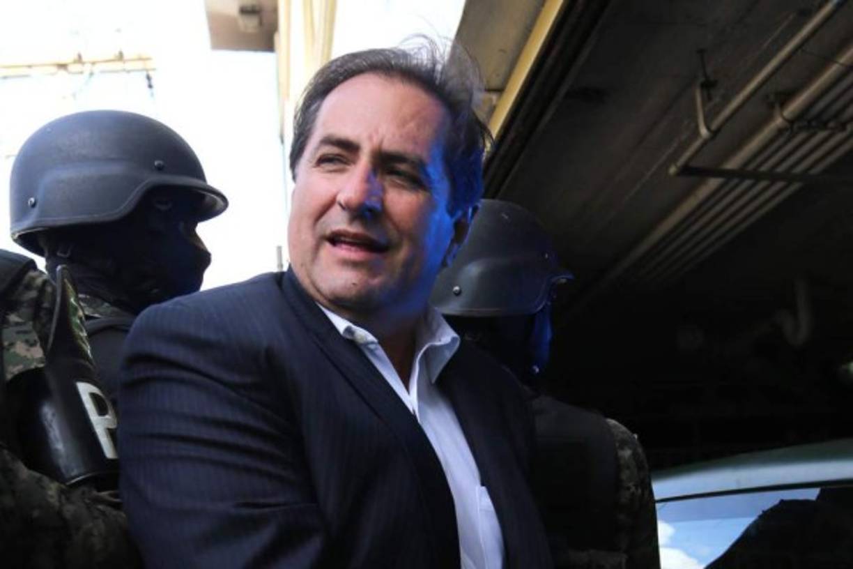 Carlos Montes. El documento menciona al ex viceministro de trabajo como sentenciado en abril del 2017 por lavado de dinero por más de 12 millones de dólares en el caso del Instituto Hondureño de Seguridad Social (IHSS).