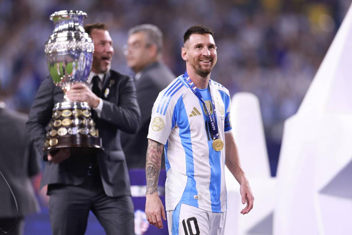 Messi viene de ganar el triplete, Copa América 2021 y 2024, además del Mundial de Qatar 2022.