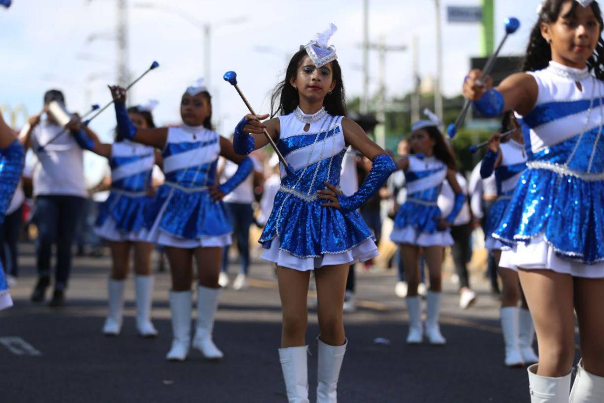 Ellas son palillonas de la escuela Villa Olímpica. 
