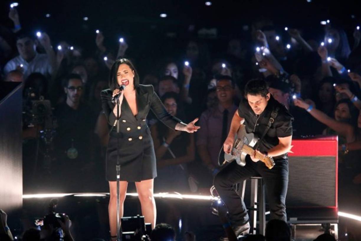La presentación de Demi Lovato.